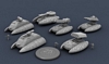 Futuristic armoured fighting vehicles from MicroWorld Games (6mm scale)
